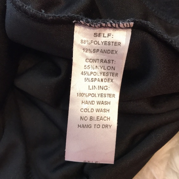 Entry black spaghetti strap knee high dress - Picture 9 of 9